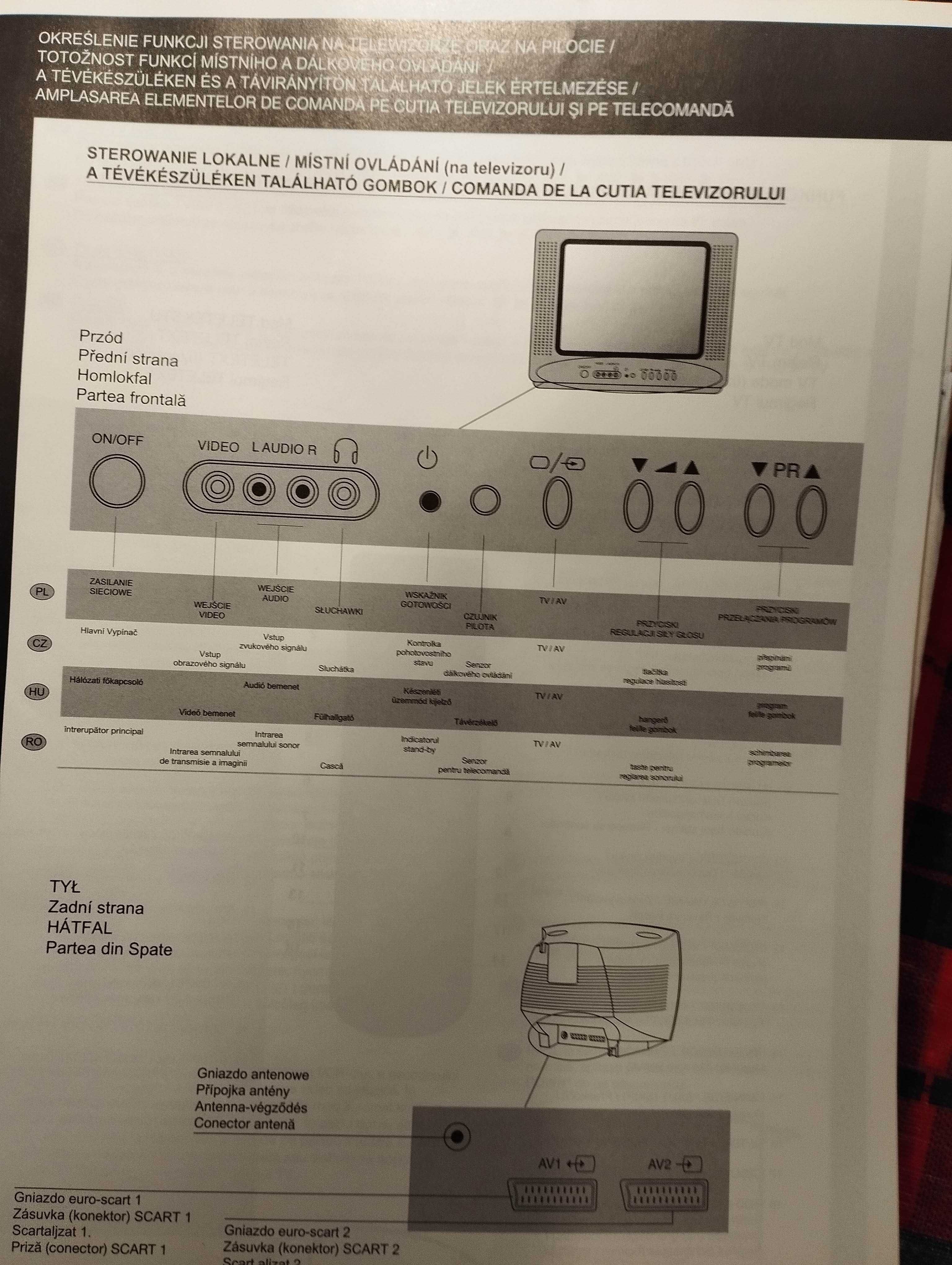 Instrukcja Daewoo DTE28 ,DTA21 ,telewizor