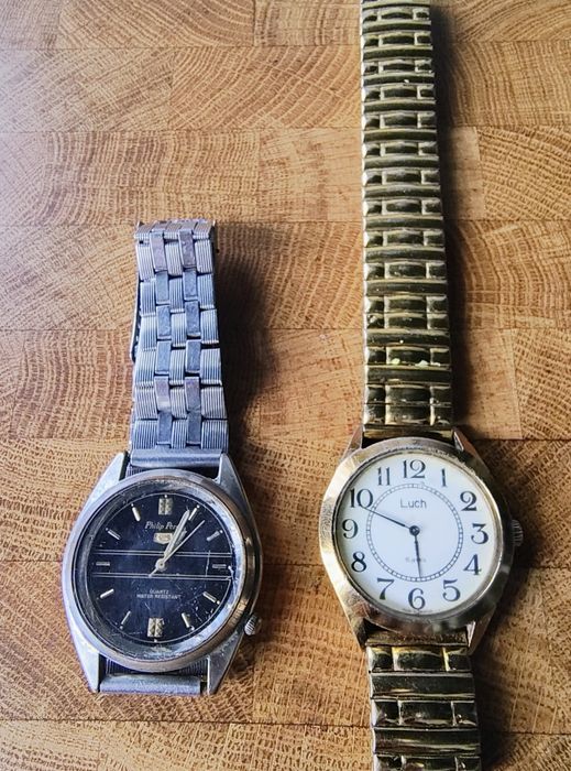 Годинник Luch та Philip Persio Qwartz water resistant.