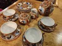 Jogo chá original chinês porcelana