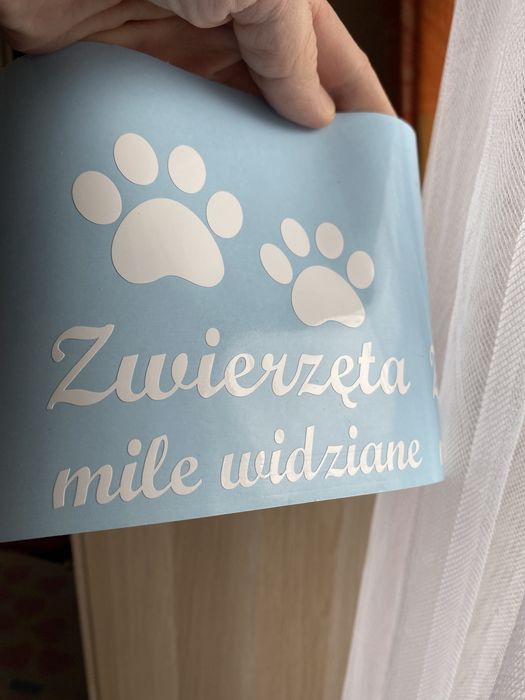 Naklejka, Zwierzęta mile widziane