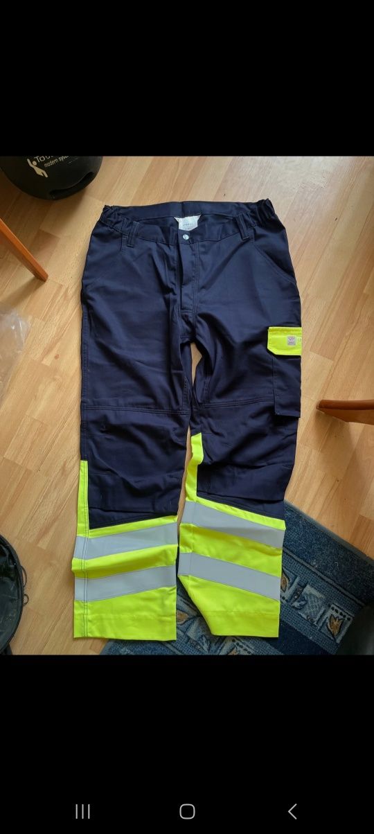 Spodnie robocze dla elektryka Strata electric arc cargo hi vis r. XL