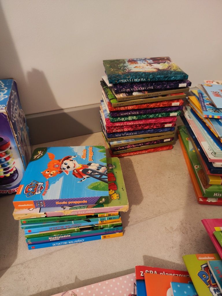 Zestaw gry zakręcona lodówka / książeczki/ puzzle itp.