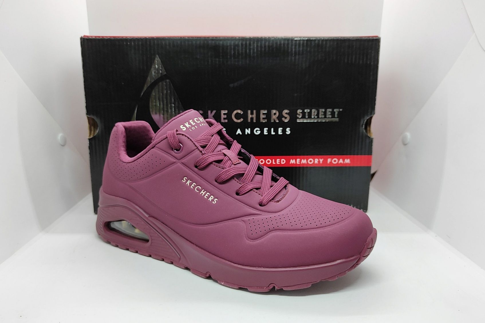 стильные 25,5см кроссовки Skechers Uno оригинал