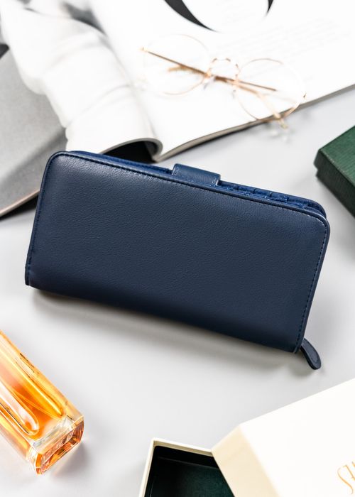 portfel damski pu n113-apu-bl-3097 f.navy