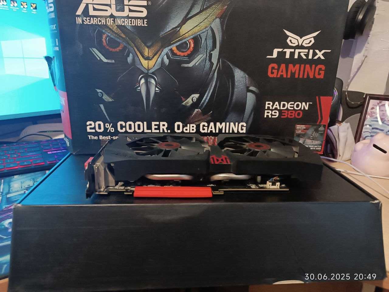 Продам Игровую видеокарту Radeon R9 380 4GB