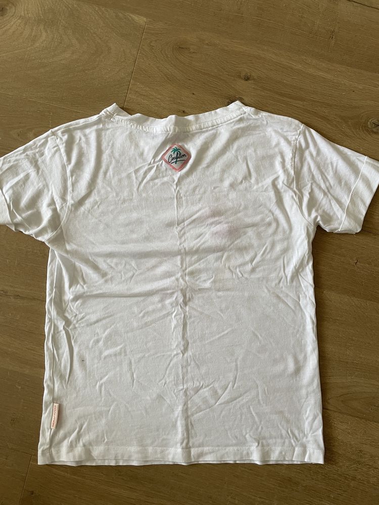 Biały T-shirt Coalition rozmiar S
