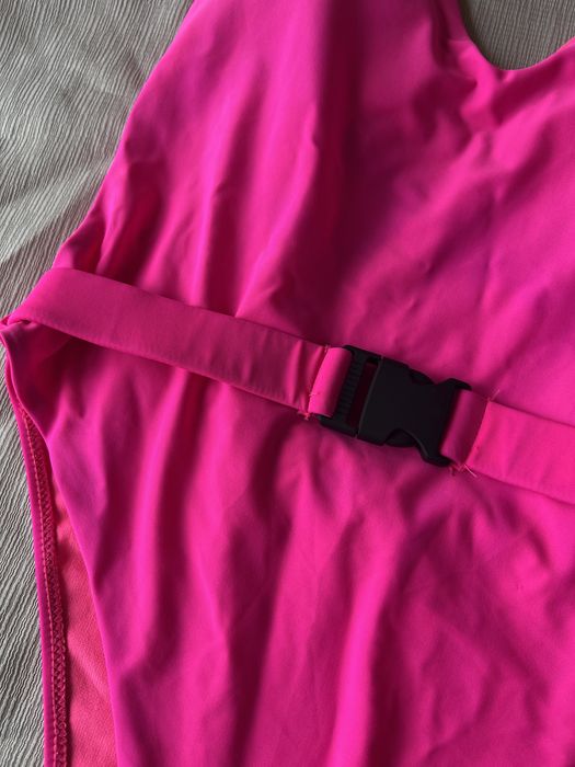 Купальник рожевий фуксія суцільний 46 48,цельный сдельный розовый слит