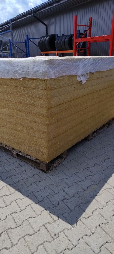 Wełna skalna prasowana 2400x1200 X10 Faktura VAT Transport cały kraj
