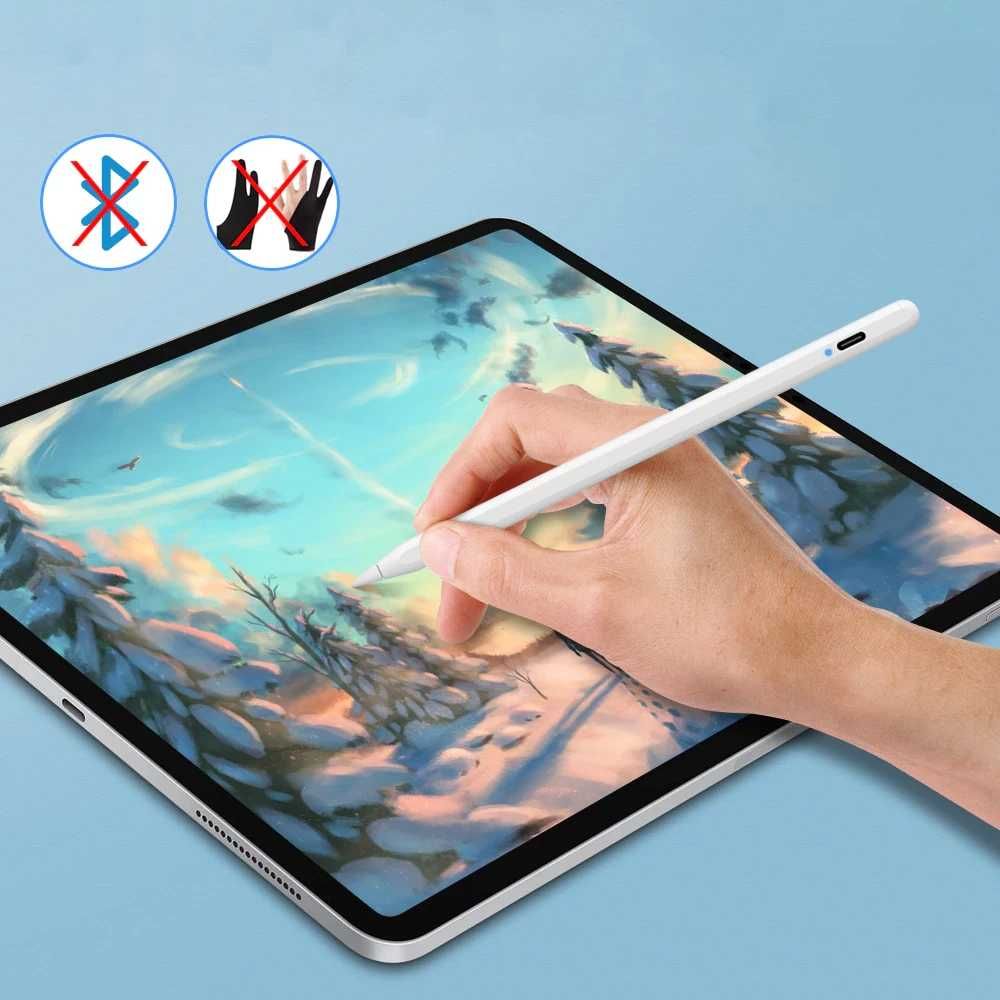 Магнитный карандаш-стилус для iPad Pro/Air функционал Apple Pencil 2