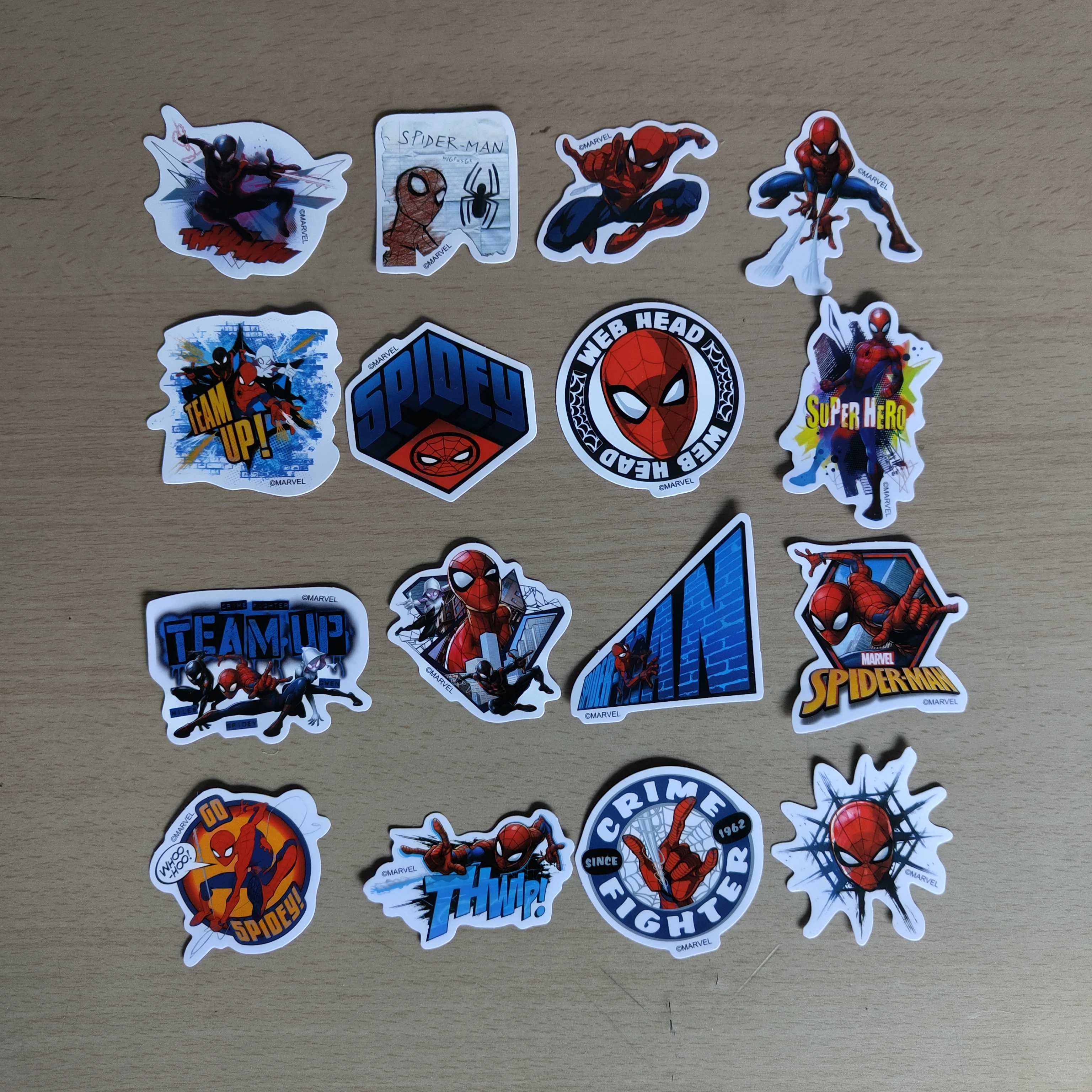 50 Autocolantes Spider Man