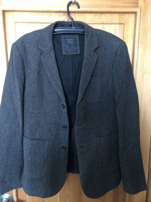 Піджак шерстяний, вовняний чоловічий Allsaints