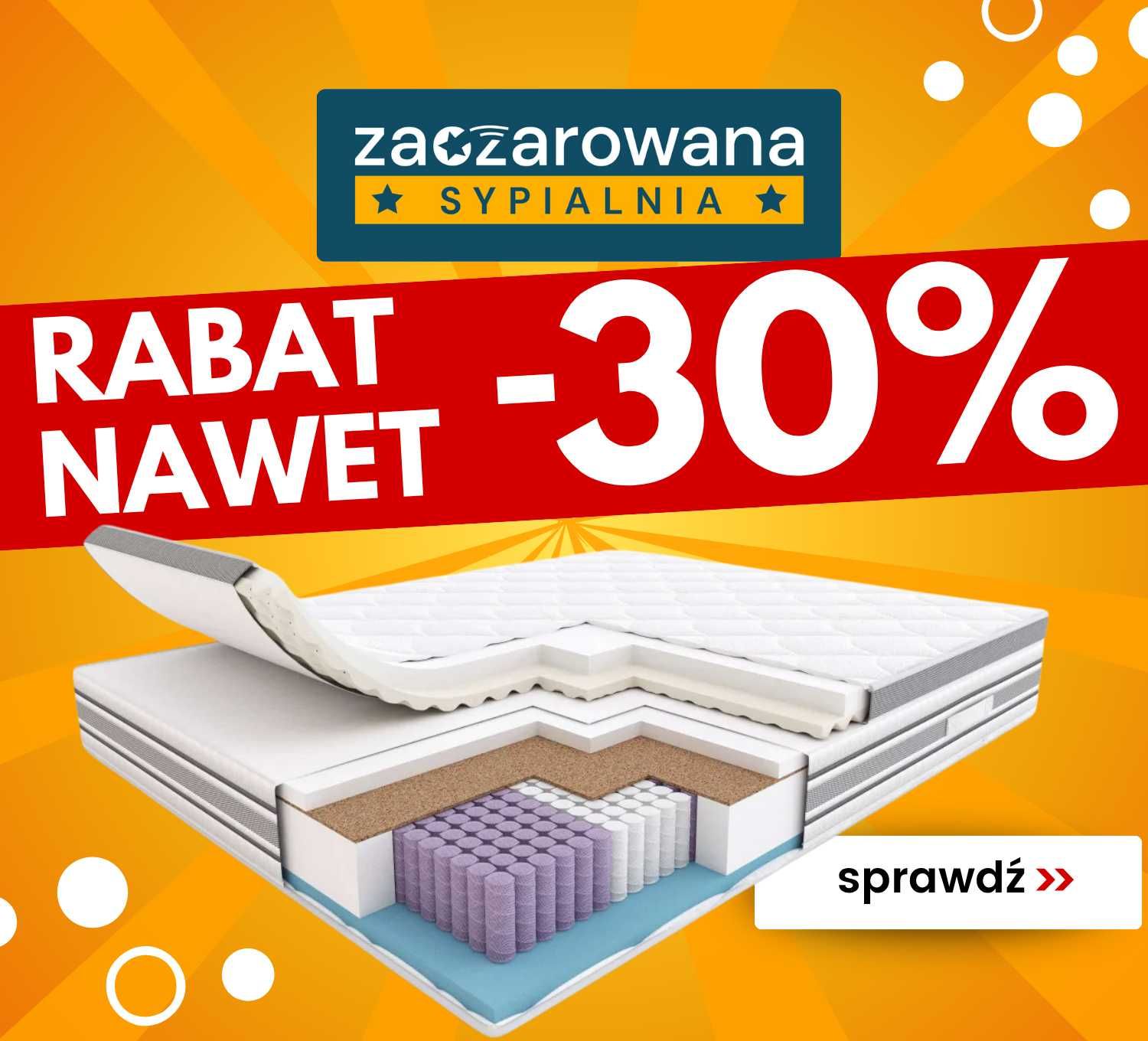 Materac ELECTRO HILDING multipocket 90x200 TANIEJ -30%