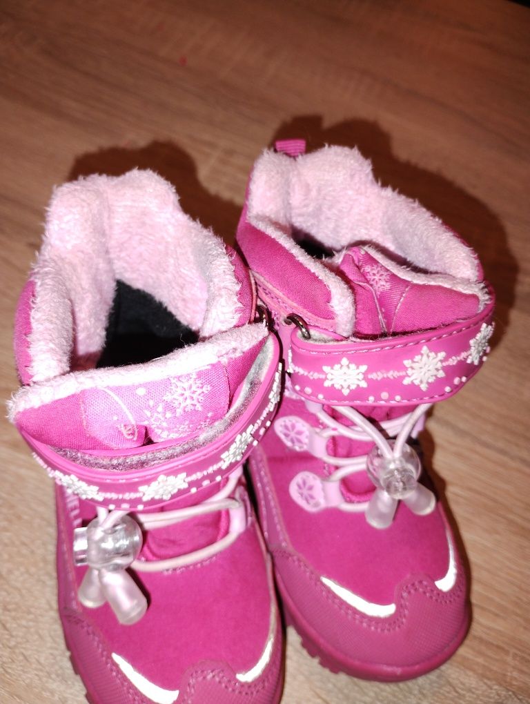Buty zimowe dziewczęce 23