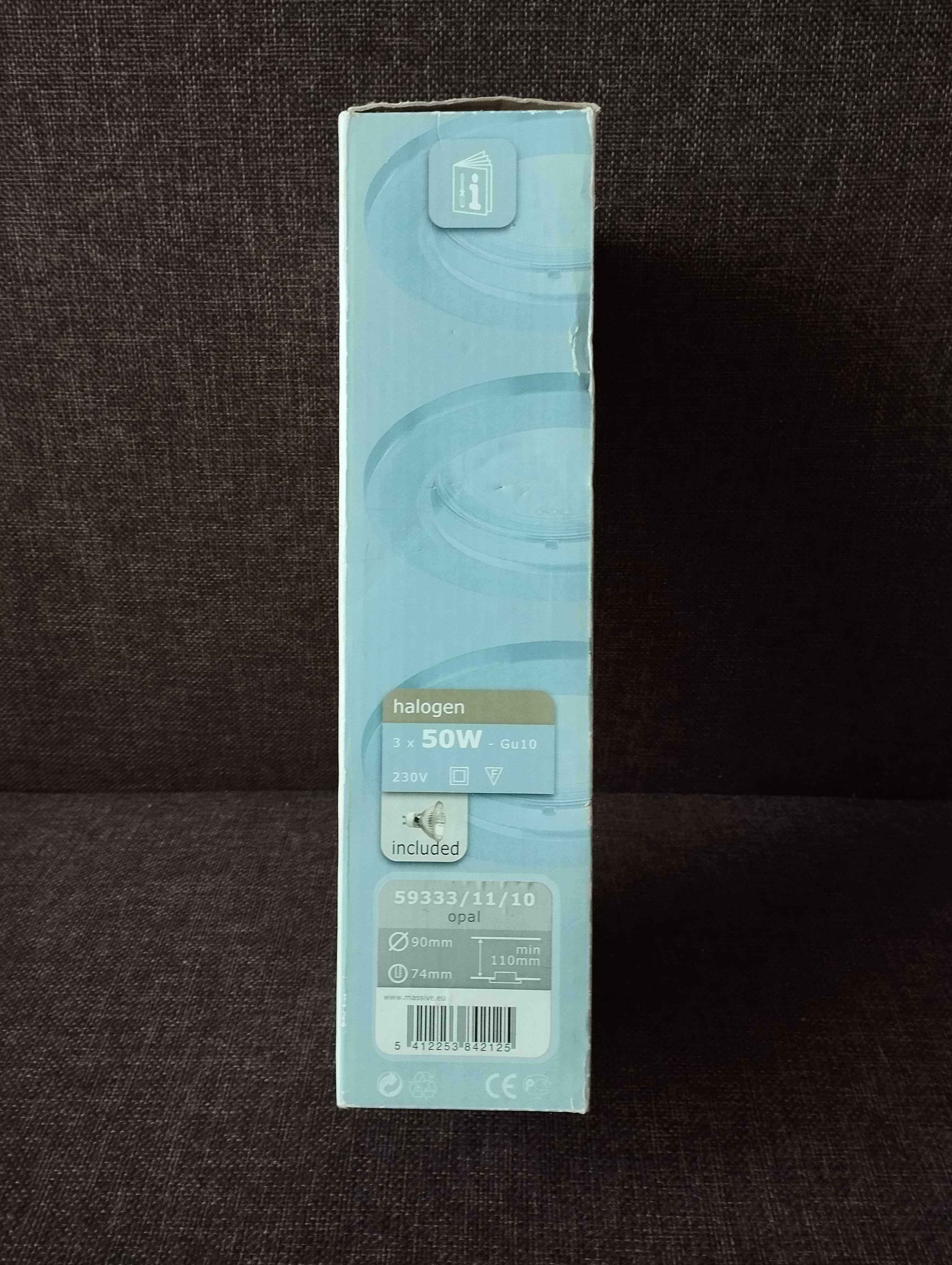 Lampy sufitowe halogen Philips Massive 3x50W