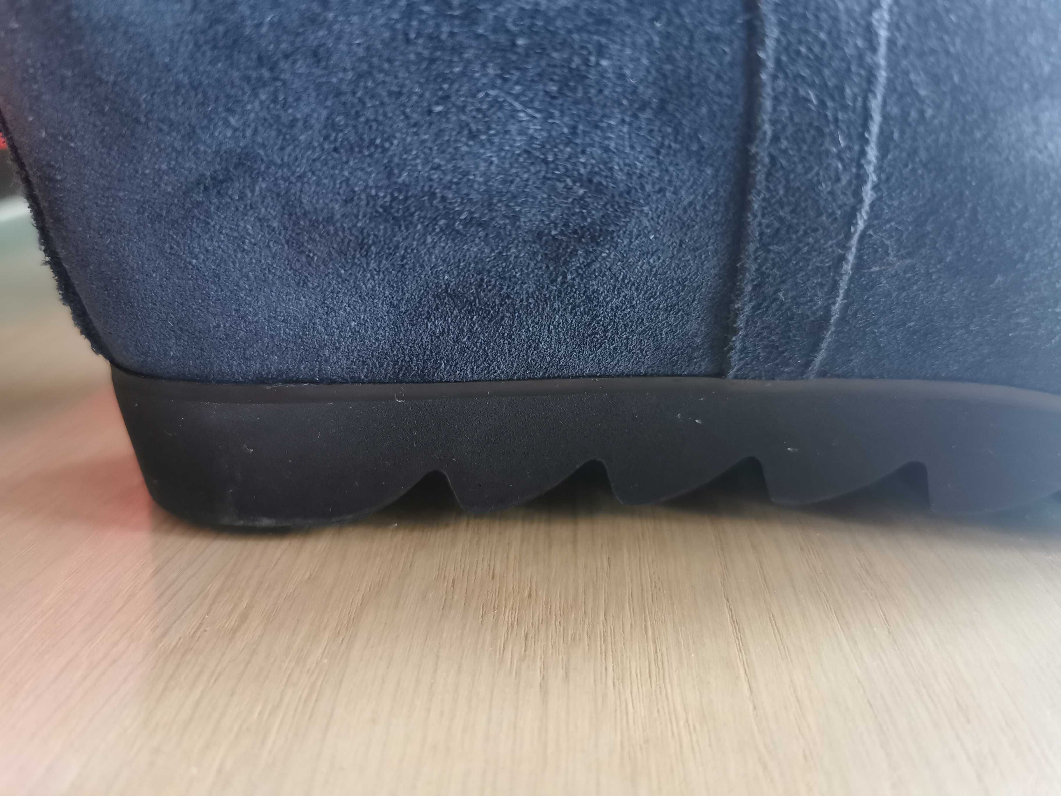 Nowe buty zimowe botki skóra naturalna Pierre Cardin 38 futerko