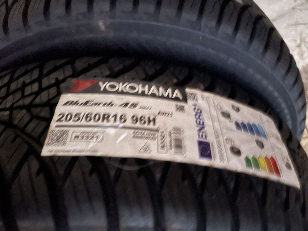Nowe opony wielosezonoe Yokohama 205/60/16 rok 2024