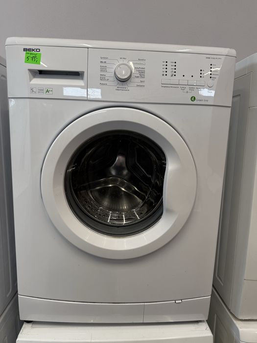 6 miesięcy gwarancji/używana pralka Beko 5kg