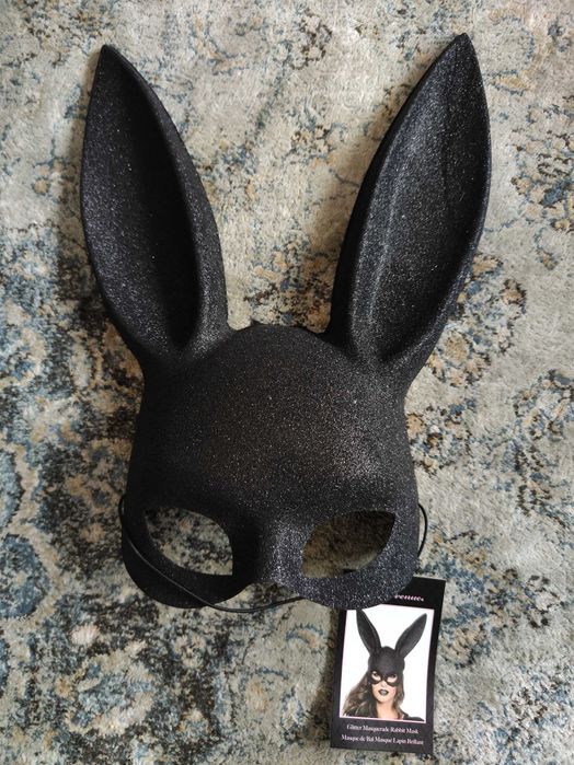 Maska z brokatem króliczek Leg Avenue
