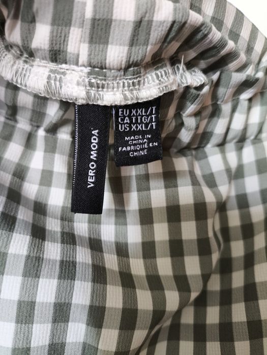 Vero moda стильне у клітинку плаття сарафан, один великий розмір