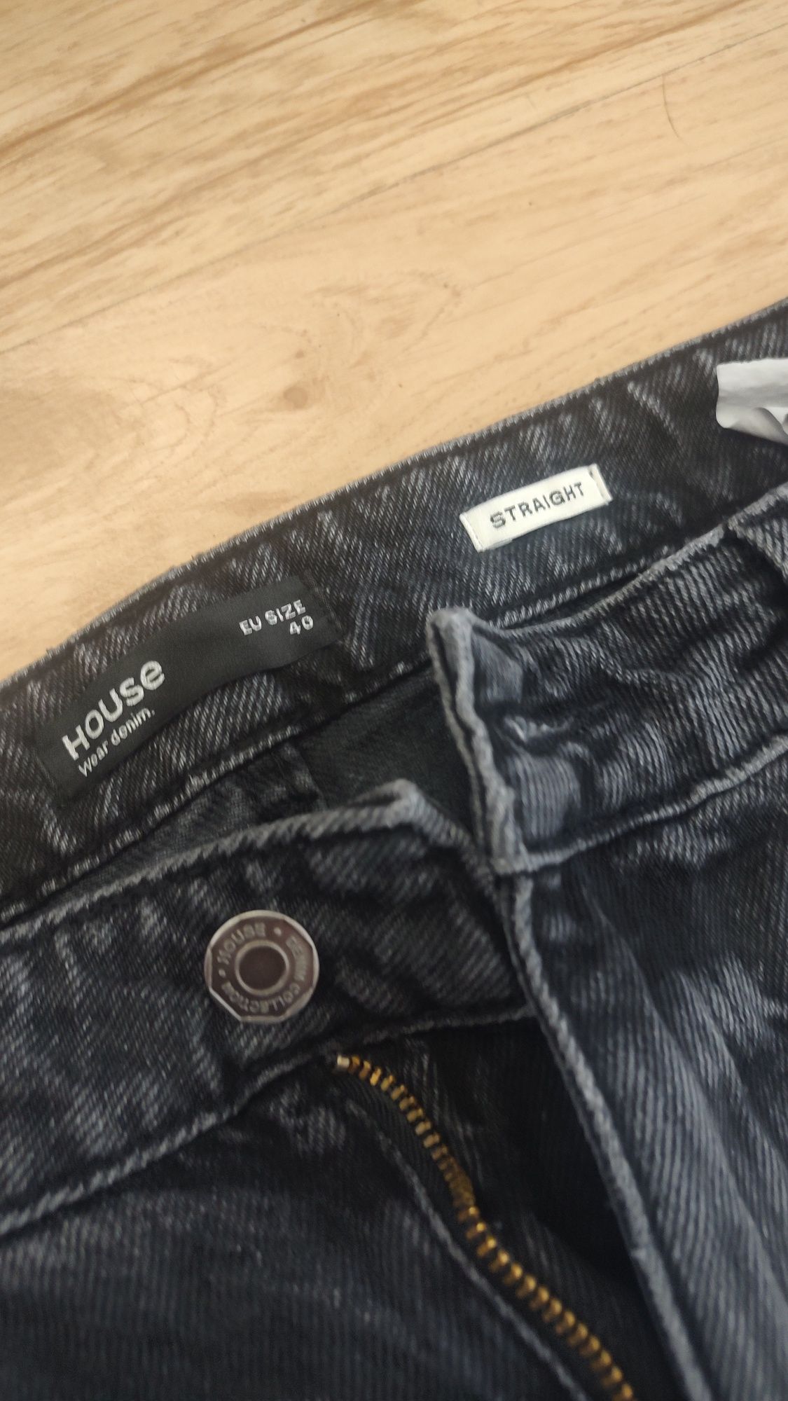 Spodnie damskie jeansy denim