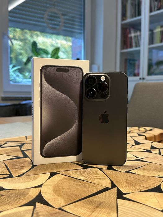 iPhone 15 Pro 128GB Black Titanium – Stan Sklepowy