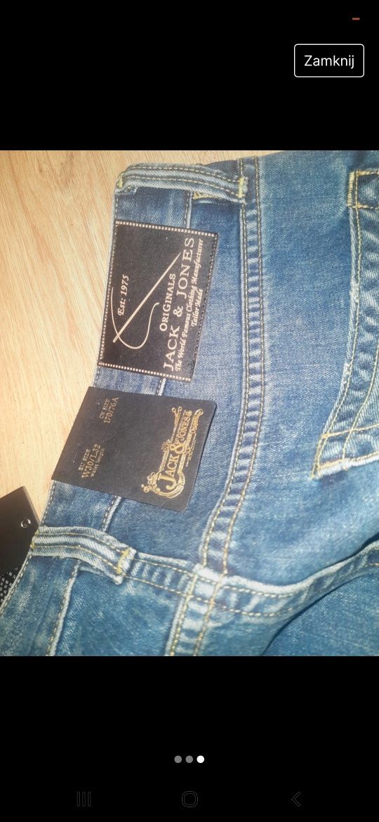 Spodnie jeansowe jack & jones