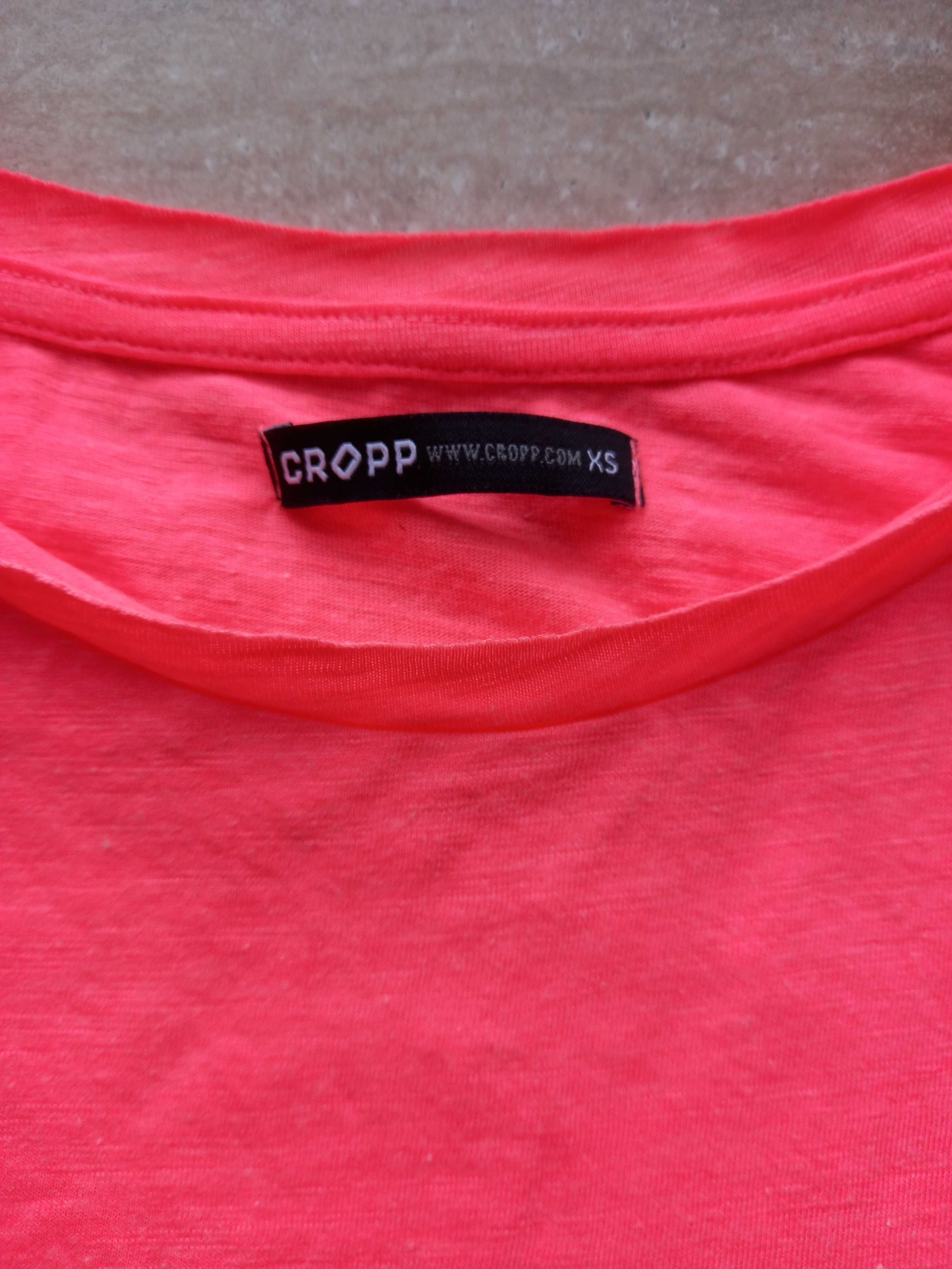 Koszulka cropp różowa