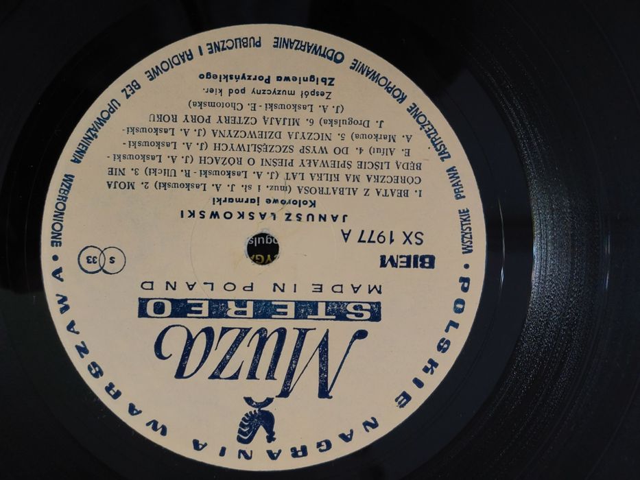 Janusz Laskowski – Kolorowe Jarmarki LP Winyl EX+