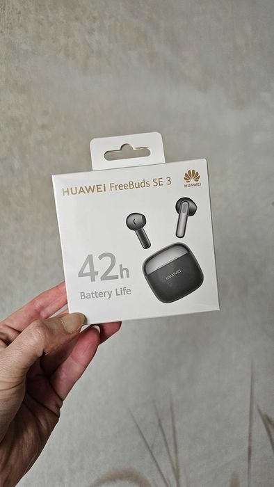 Słuchawki bezprzewodowe Huawei FreeBuds SE 3 - nowe, czarne