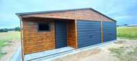 Garaż Blaszany Drewnopodobny Projekt + Wizualizacja 9x6 9x7 7x6 8x6