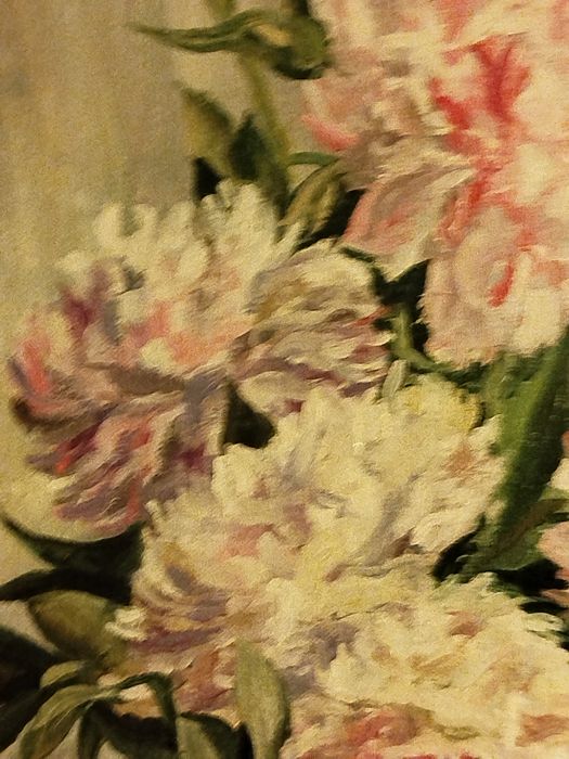 Obraz olejny malowany napłótnie