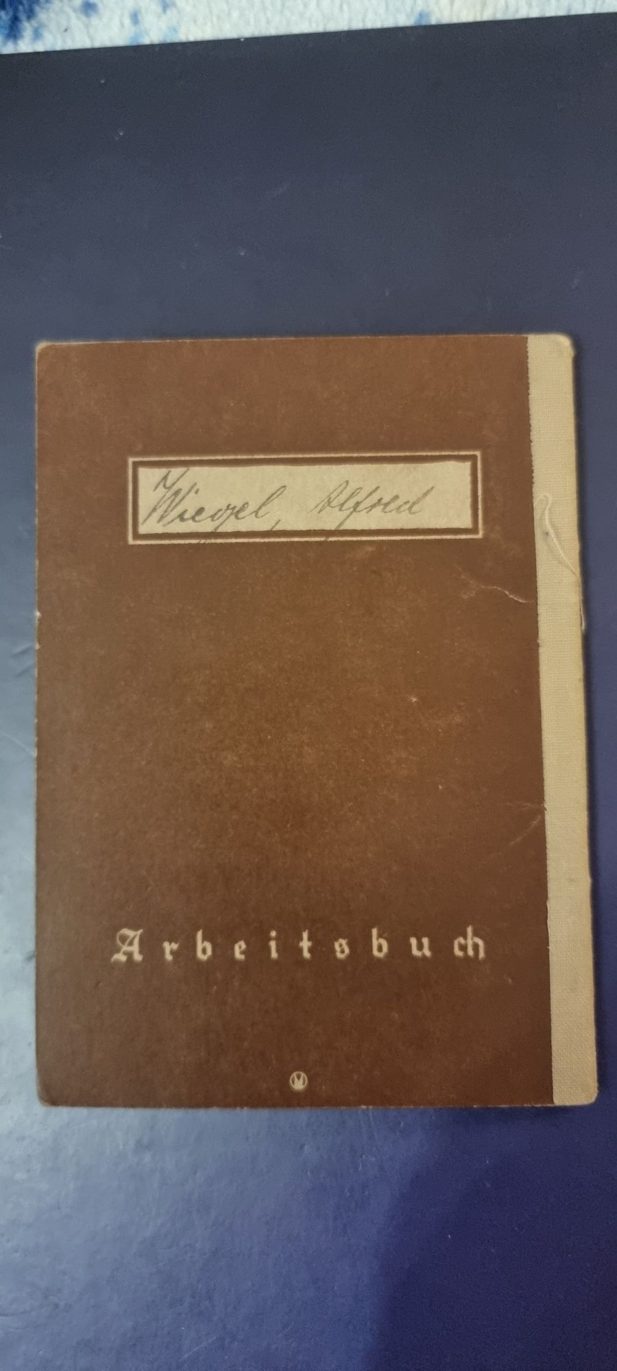 Oryginalny Arbeitsbuch 1935 Berlin 3 Rzesza