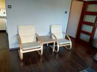 Fotele IKEA Pello i stolik