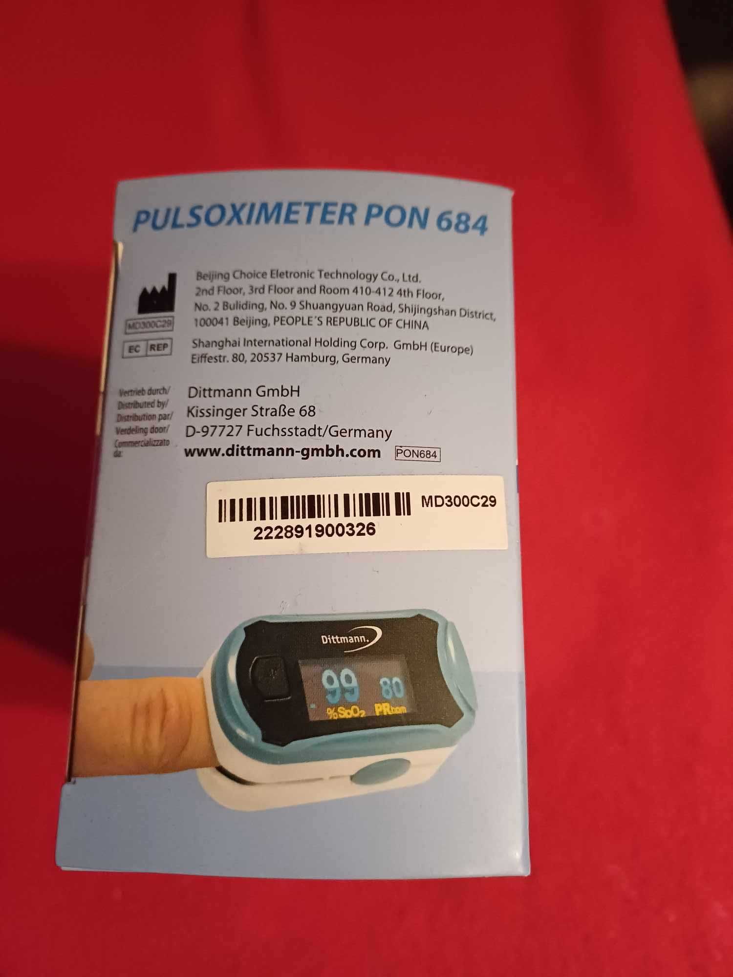 Pulsoximeter Dittmann