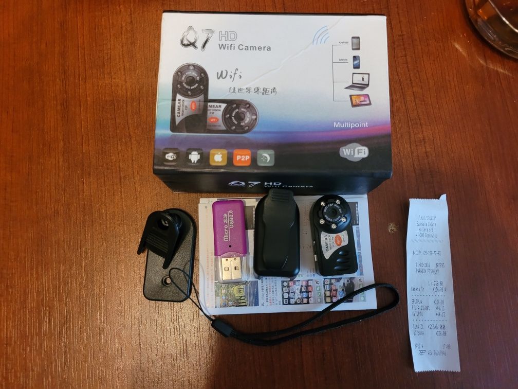 Kamera Q7 WiFi P2P 5xIR