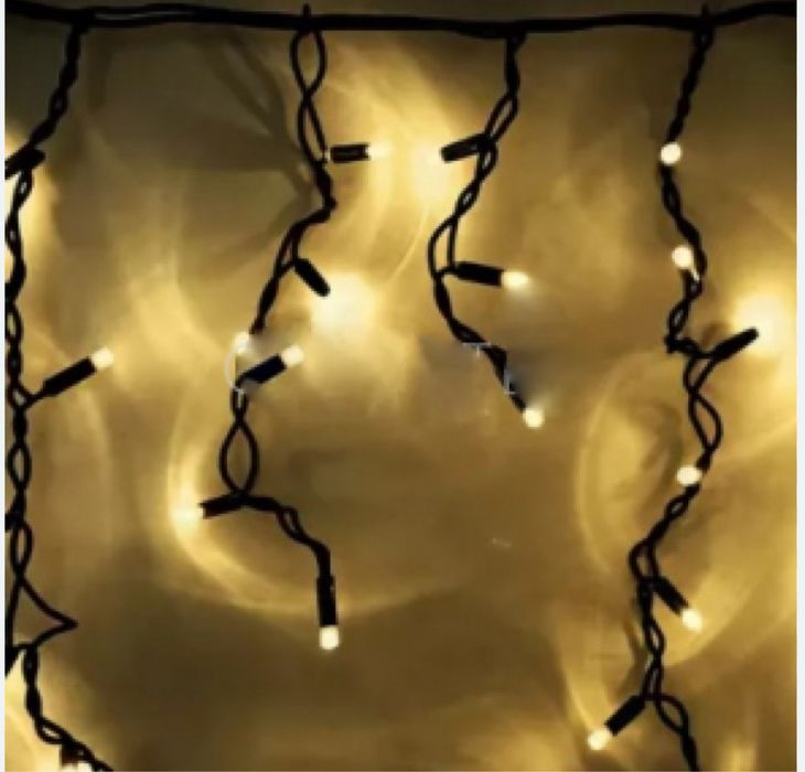 Продаю вуличні гірлянди бахрома/ шторка, резиновий провід