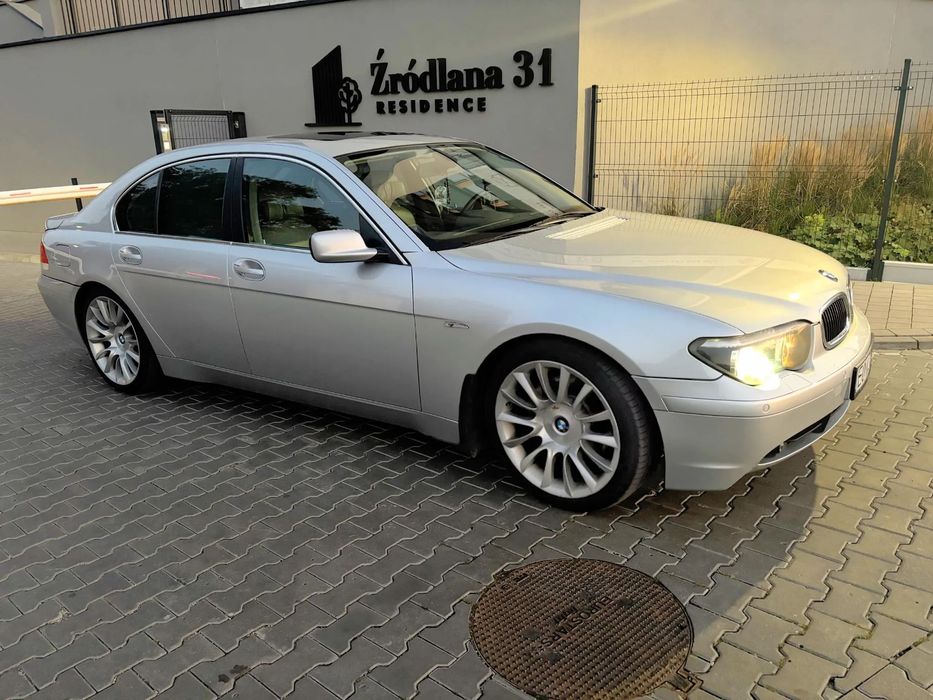 BMW Seria 7 Salon Polska ( Poznań), Bogate wyposażenie, bieżące naprawy (faktury)