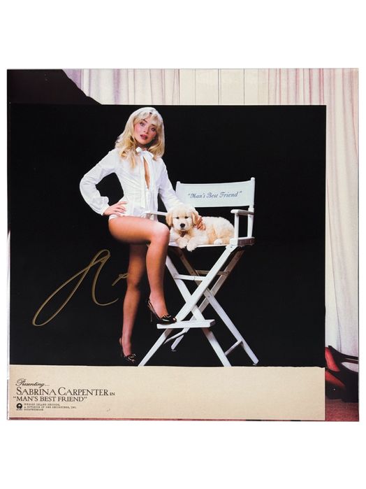 Sabrina Carpenter - Man's Best Friend - Błękitny Winyl z Autografem