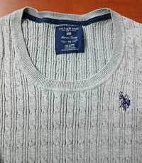 U.S. Polo Assn sweter damski warkocz r S