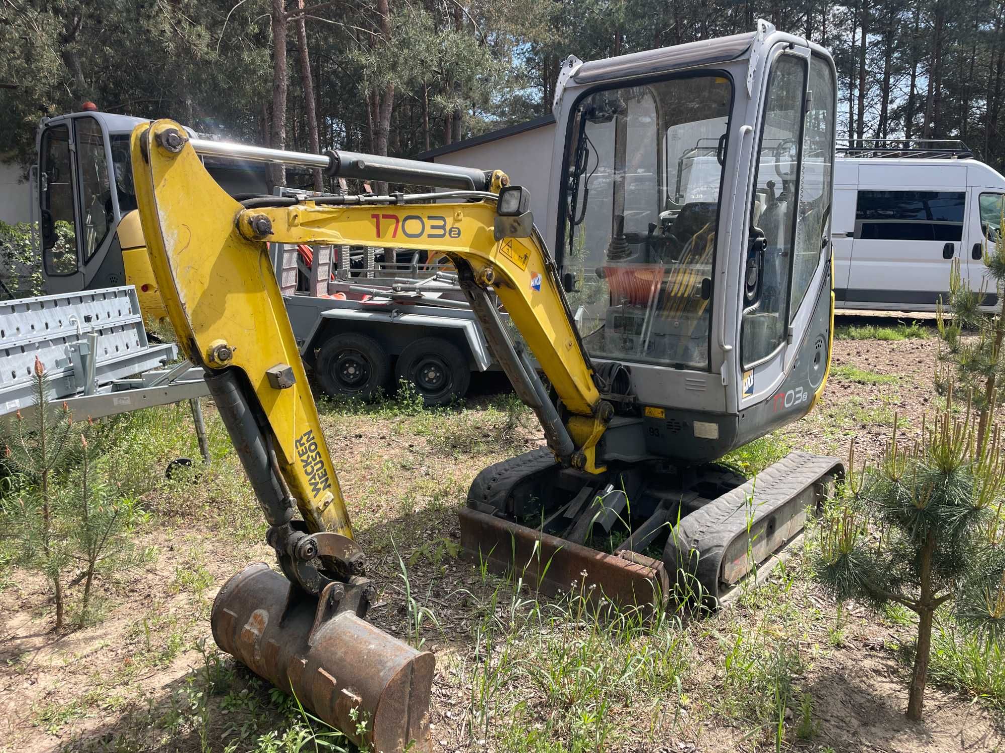 Minikoparka Wacker Neuson 1703