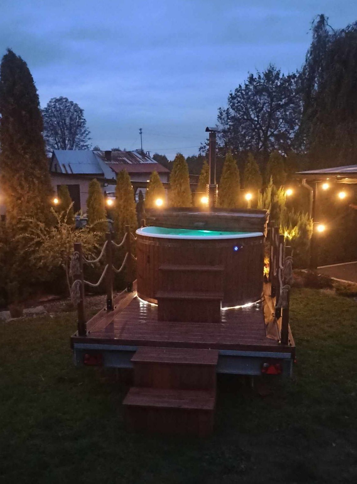Wynajem balia gorąca bania jacuzzi