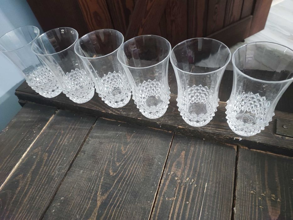 Kryształowe szklanki Cristal Arques francuskie