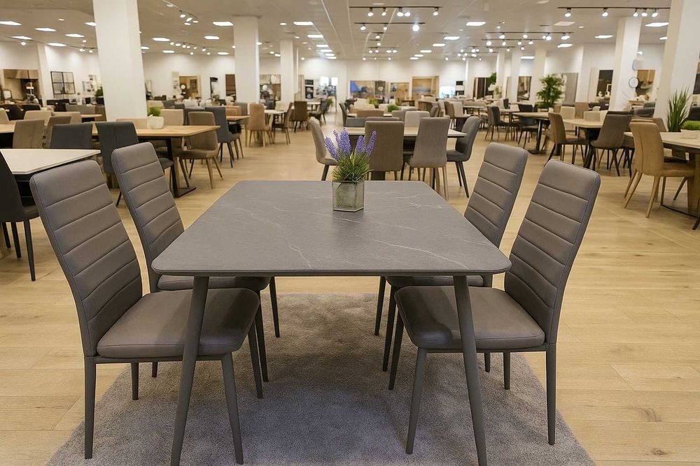 MESA DE VIDRO TEMPERADO + 4 CADEIRAS  envio gratis paga na entrega