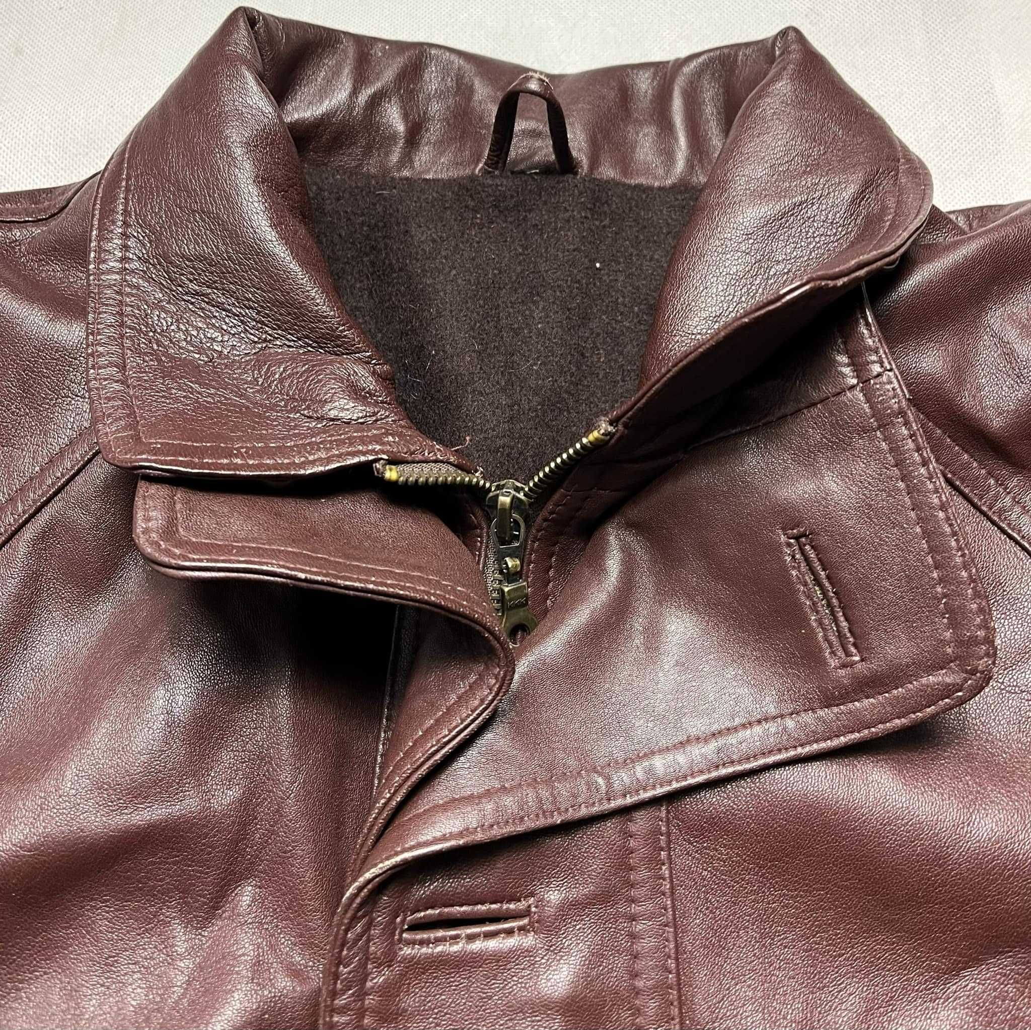 Męska kurtka skórzana Vintage