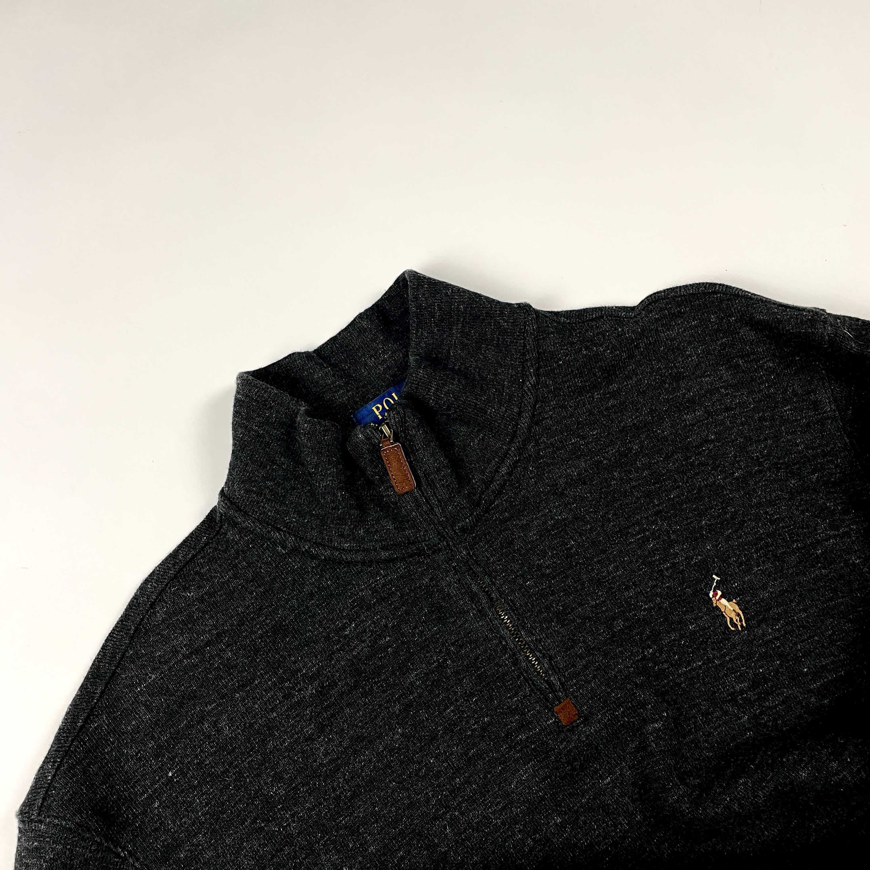 Ralph Lauren zip turtleneck sweter zapinany (L/XL) elegancki 90s 80s