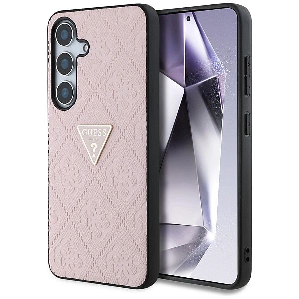 Etui Guess Hot Stamp 4G Pattern Triangle Metal Logo na Samsung Galaxy