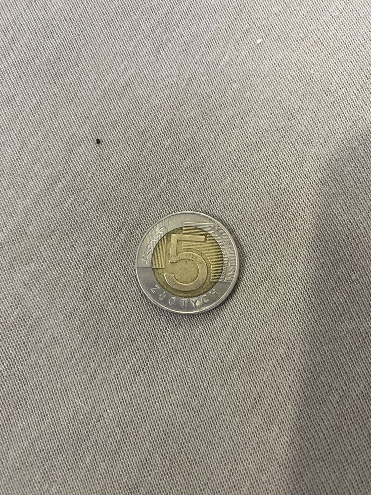 Moneta 5 złoty 2008 rocznik