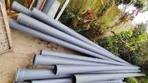 9 Tubos PVC c/anel 160mm - 6mt NOVOS c/ OFERTA +30 Acessorios
