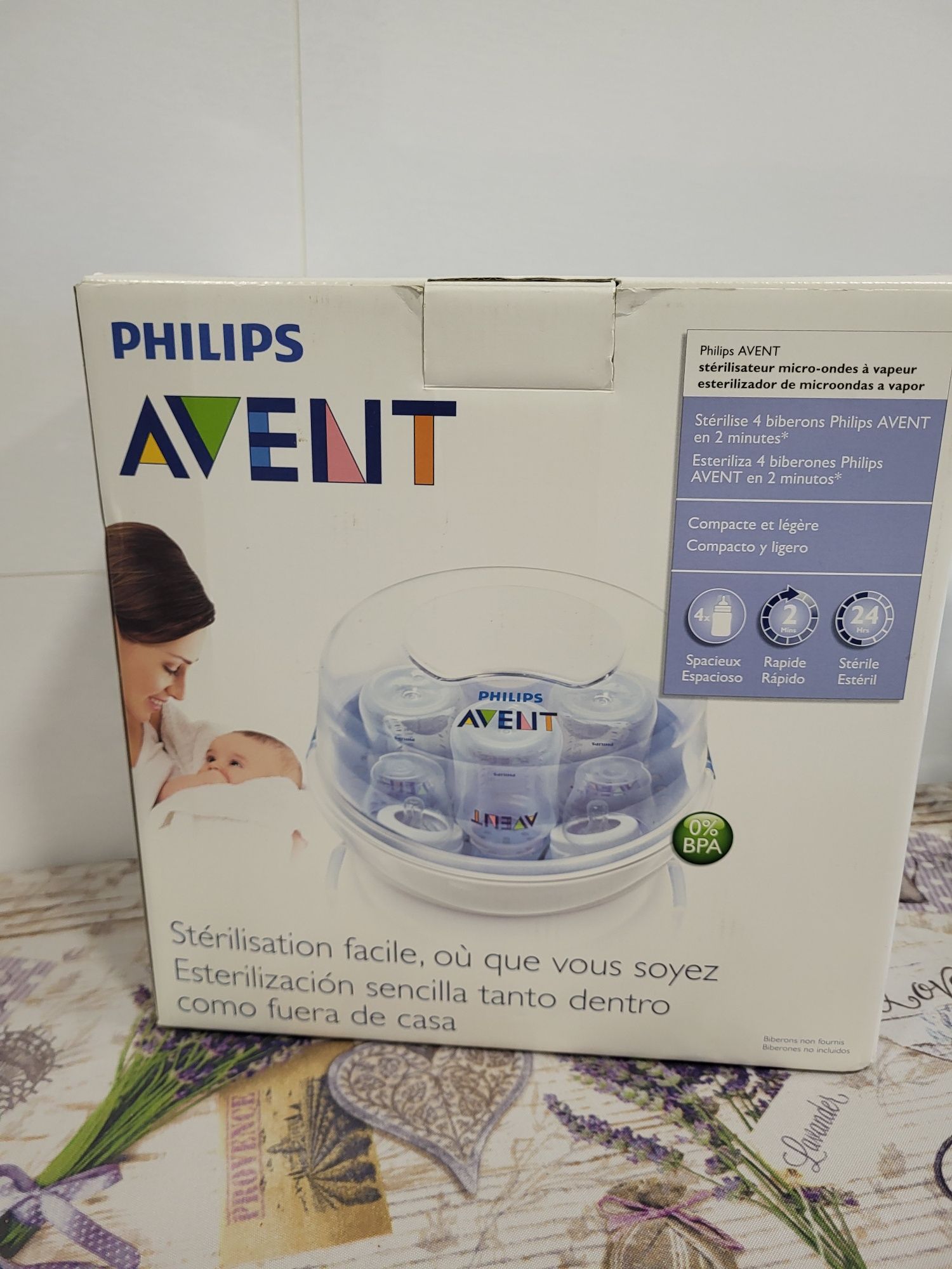 Esterelizador de biberões Philips Avent