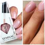 Semilac 3w1 s259 Naked Glitter Beige NOWY